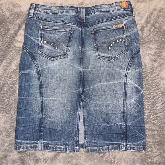 Hint Jeans Skirt Sz 9 - Picture 2 of 5